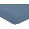 Sweet Jojo Designs Boy Baby Fitted Crib Sheet Watercolor Sports Theme Blue - 3 of 4