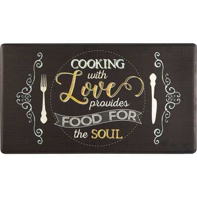 36" x 20" PVC Kitchen Soul Anti-Fatigue Kitchen Floor Mat - J&V Textiles