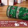Christmas Runner Rug, Non-Slip Washable Indoor Carpet with Tree and Snowflake Pattern, Stain Resistant Kitchen Floor Mat for Hallway - 3 of 4