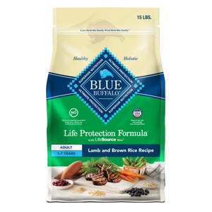 Blue Buffalo Life Protection Formula Natural Adult Dry Dog Food with Lamb and Brown Rice - 1 of 4