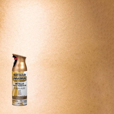 Rust-oleum 11oz Universal Metallic Spray Paint Bronze : Target