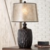 Franklin Iron Works Kelly 25 1/2" High Farmhouse Rustic Country Cottage Table Lamp Brown Single Mice Shade Living Room Bedroom (Colors May Vary) - 2 of 4