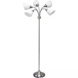 5 Headed Floor Lamp Satin Touch - Adesso