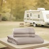 Nestl RV Queen Sheets, Super Soft 4PC Microfiber Sheet Set for Camper, Short Queen Sheets - 3 of 4
