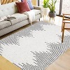 Living room bedroom carpet,diamond striped area carpet, modern office carpet,striped farmhouse carpet - 2 of 4
