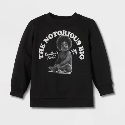 Toddler Boys' Merch Traffic Printed Sweatshirt - Black