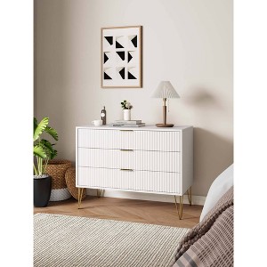 Manhattan Comfort Dumbo 3 Drawer Dresser - 1 of 4