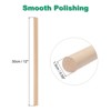 Unique Bargains Arts Crafts Garden Christmas Decoration Round Natural Wood Sticks 10 Pcs - 2 of 4