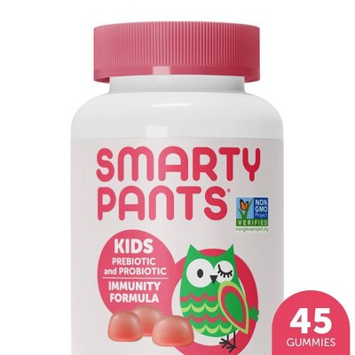 Smartypants Kids Prebiotic And Probiotic Immunity Formula - Strawberry ...