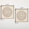 Sullivans 23.75" Woven Paper Mandala Wall Decor Set of 2  Multicolored - 4 of 4
