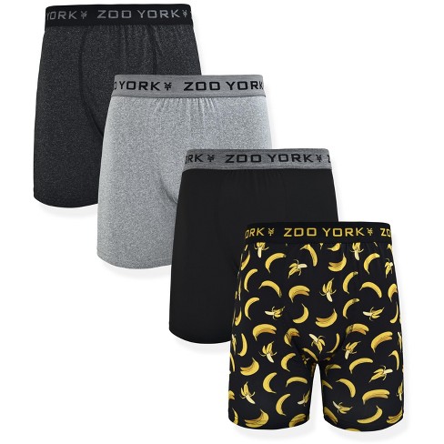 Zoo York Men's 4-pack 360 Stretch Boxer Briefs - Printed & Solid