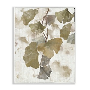 Stupell Industries Rustic Ginkgo Leaves, 11" x 14" - 1 of 4