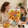 1011pcs Sunflowers Bouquet Botanical Collection Building Set for Adults and Kids Aged 8+ - 3 of 4