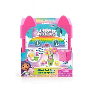 Gabby's Dollhouse Mini Cat Box Sensory Kit Kitty Fairy Foam Flowers - 1 of 1