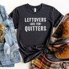 Simply Sage Market Women's Leftovers Are For Quitters Short Sleeve Graphic Tee - 2 of 2