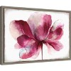 Amanti Art Lilya Red (Flower) by Asia Jensen Canvas Wall Art Print Framed 23 x 16-in. - 3 of 4