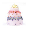 Silikomart Silicone Bake Mold Tiered Cake 6.0 Oz, 2.95" x 2.36" High, 6 Cavities - 3 of 3