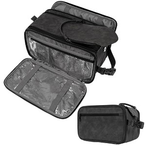PAVILIA Toiletry Bag Women Men, Travel Toiletries Organizer Case, Essentials Shaving Dopp Kit, Cosmetic Make Up Accessories - 1 of 4