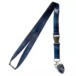 Harry Potter Ravenclaw Lanyard Multicolor 25" w/ Charm and Detachable ID Holder Multicoloured