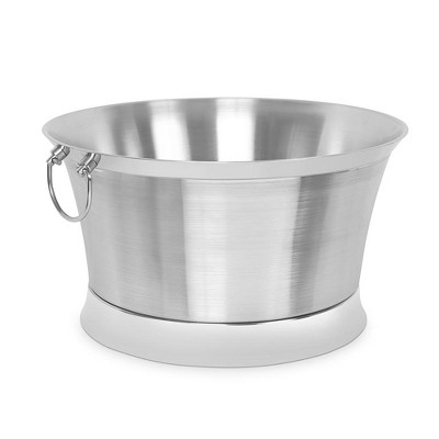 BirdRock Home 19.7Gal Double Wall Round Beverage Tub - Stainless Steel