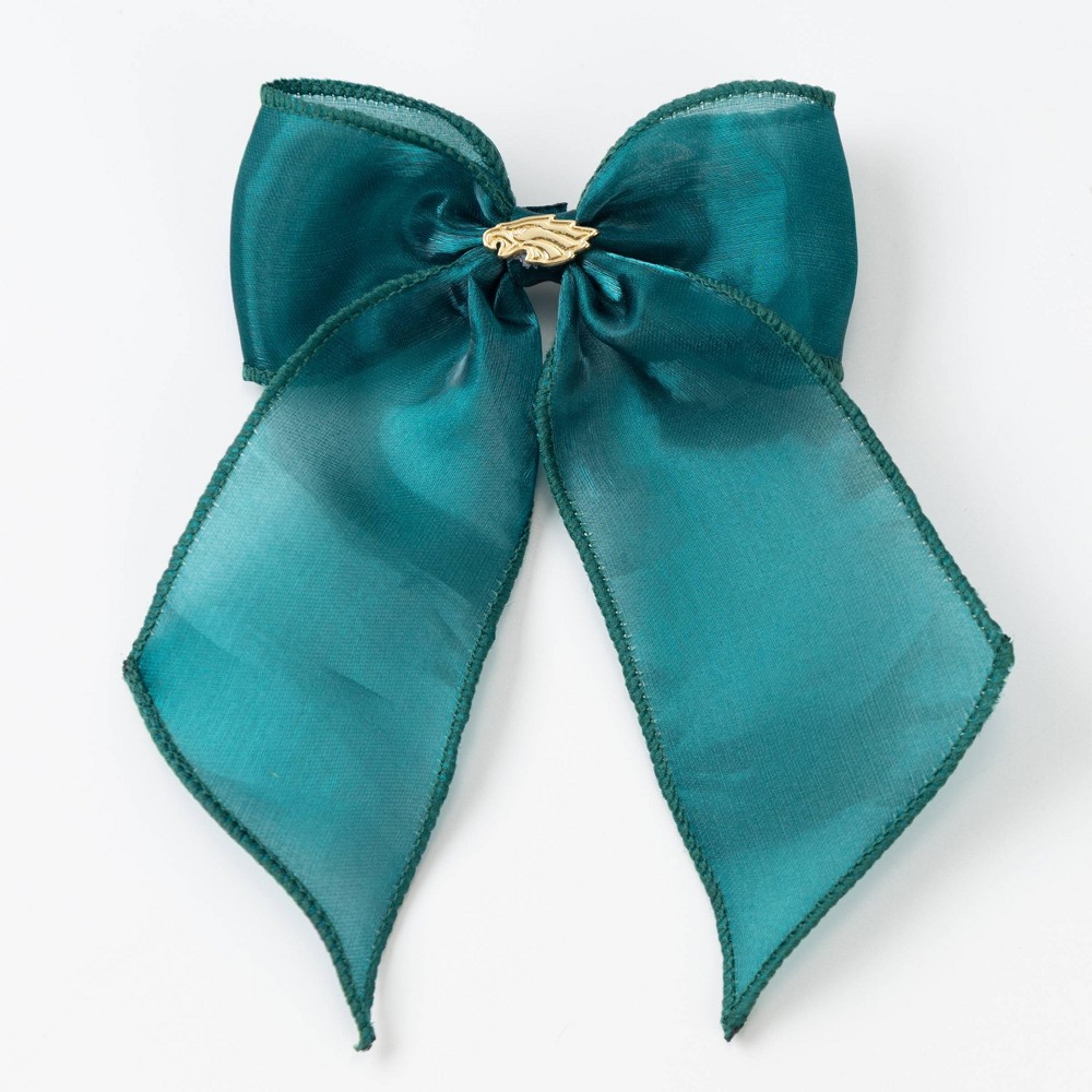 Bijoux Sport by Luv Aj NFL Sheer Bow - Philadelphia Eagles