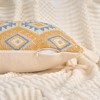 REGALWOVEN Boho Geometric Pattern with Fringe Trim Soft Decorative Pillowcases 2 Packs - 3 of 4