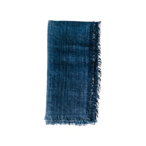 Slickblue Navy Linen Napkins, Stone Washed Cloth Dinner Set, 20 x 20 Inch, Classic Style, Set Options 2 or 4 - 1 of 4
