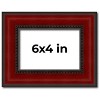 PosterPalooza | Photo Size Weathered Red Picture Frame - UV Acrylic, Foam Board Backing, Hanging Hardware - 2 of 4