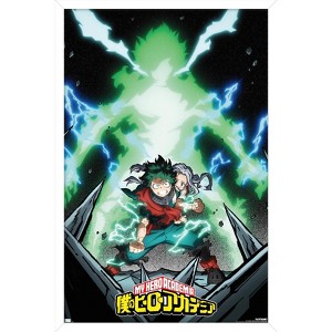 Trends International My Hero Academia: Season 4 - Deku Visual Framed Wall Poster Prints - 1 of 4