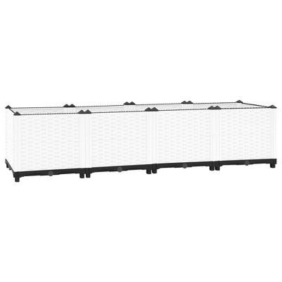 vidaXL Raised Bed 63"x15.7"x15" Polypropylene