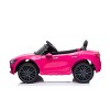 Best Ride on Cars Maserati Ghibli 12V - Pink - 2 of 4