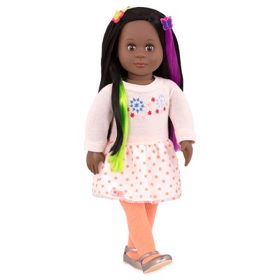 Our Generation Attached at the Clip Hair Play Style Accessory Set for 18&#34; Dolls