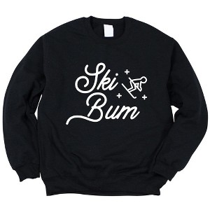 Simply Sage Market Women's Graphic Sweatshirt Ski Bum Skier - 1 of 4