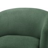 Swivel Polyester/Nylon Fabric Barrel Chair with Pocket Coil Seat and 360-Degree Swivel for Living Room - 3 of 4