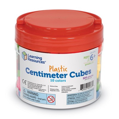 Learning Resources Centimeter Cubes, Set of 500, Ages 6+