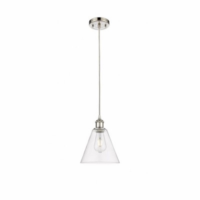 Berkshire - 1 Light Mini Pendant In Industrial Style-11.75 Inches Tall and 8 Inches Wide