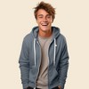 Dalix Cappuccino Embroidered Zip Hoodie Fleece Long Sleeve Pocket Warm Soft Mens - 3 of 4