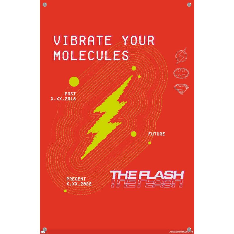Trends International DC Comics Movie The Flash - Vibrate Your Molecules Unframed Wall Poster Prints, 4 of 7
