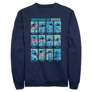 Men's Lilo & Stitch Emotions of 626 Sweatshirt - 1 of 4