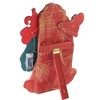 Northlight 19.5" Red and White LED Lighted Santa Claus Christmas Wooden Figure - 4 of 4