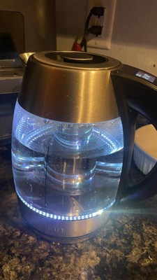 Chefman 1.8L Digital Electric Glass Kettle+ w/ Rapid-Boiling 7