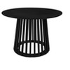 TIRAMISUBEST Round Coffee Table, Grille Molding, Suitable for Bedroom, Living Room, Balcony - 3 of 4