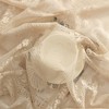 HLC.ME Butterfly Floral Lace - Sheer 3 Piece Kitchen Curtains Set, Swag Valance + 36 inch Tiers Set - 4 of 4