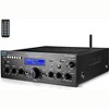 Pyle Compact Bluetooth Stereo Amplifier - Desktop Audio Power Amp Receiver with FM Radio, MP3/USB/SD Readers, Digital LCD Display, Microphone Input - 2 of 4