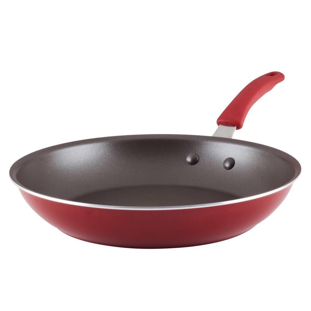 Photos - Pan Rachael Ray Cook + Create Aluminum Nonstick Frying  12.5" Red