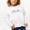 The Juniper Shop American Babe Star Bow Coquette  Toddler Sweatshirt - 3 of 4
