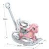 Infurnic Baby Activity Gyms, Balance Bike Ride On Toys with Push Handle, for Kids Riding Birthday Gift, Pink, 34.2"*16.5"*34.6" - 4 of 4