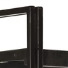 vidaXL 5-Tier Bookcase Black 55.1"x11.8"x70.9" Solid Mango Wood - 3 of 4