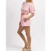 Women's BARCELONA LINEN SHORT SET - day + moon - 4 of 4