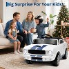 12V4.5Ah Licensed Shelby Electric Car for Kids, Ride On Toy for Toddlers with Remote Control - 3 of 4